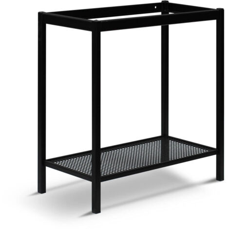 Supporto per Lavello da Giardino in Metallo Sup.ponimi XL Nero