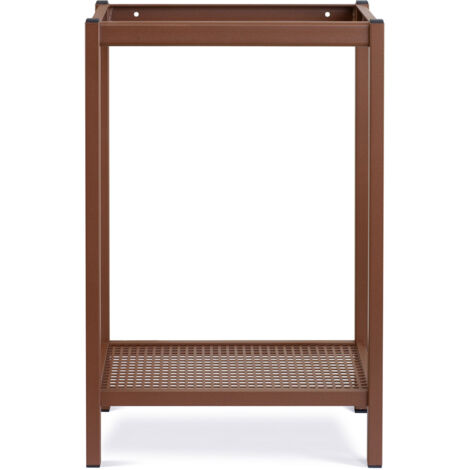 Supporto per Lavello Delfi 50,5x28,5x75 cm in Ferro Zincato SUP25-R Ruggine