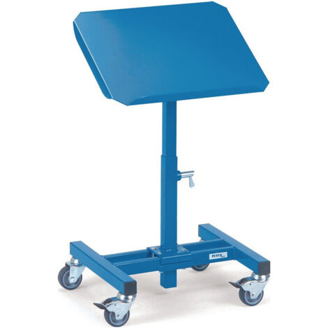 Supporto per materiali, capacità di carico 510x410 mm, altezza regolabile da 500 a 775 mm