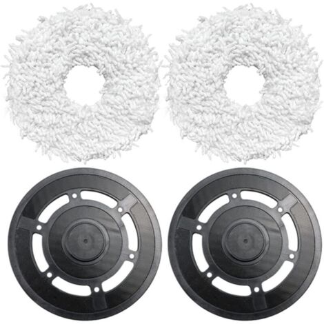 Supporto per mocio con panno per la pulizia per Ecovacs Deebot X1 Omni/Turbo – 2 supporti + 2 panni