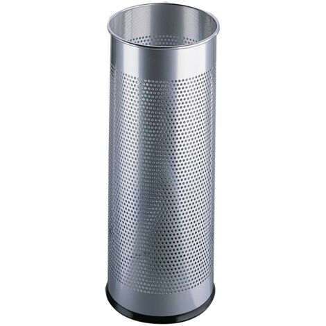 Supporto per ombrello Ø260 mm x H620 mm in metallo color argento metallizzato