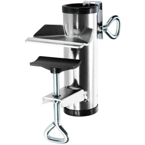 Supporto per ombrellone in metallo - base per ombrellone per balcone, terrazza o tavolo - supporto per ombrellone da balcone XL (01 pezzo - Ø 25-38 mm)