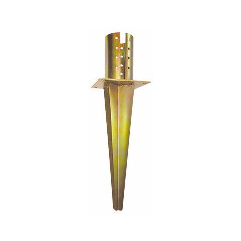 SUPPORTO PER PALI CON ANCORAGGIO AL TERRENO mm 80x40h