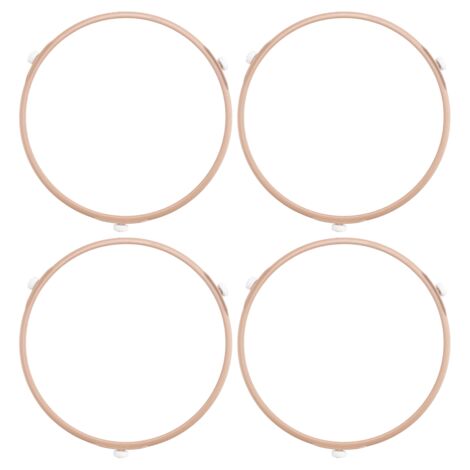 Supporto per piatto girevole per forno a microonde con anello rotante da 4 pezzi per supporto in vetro
