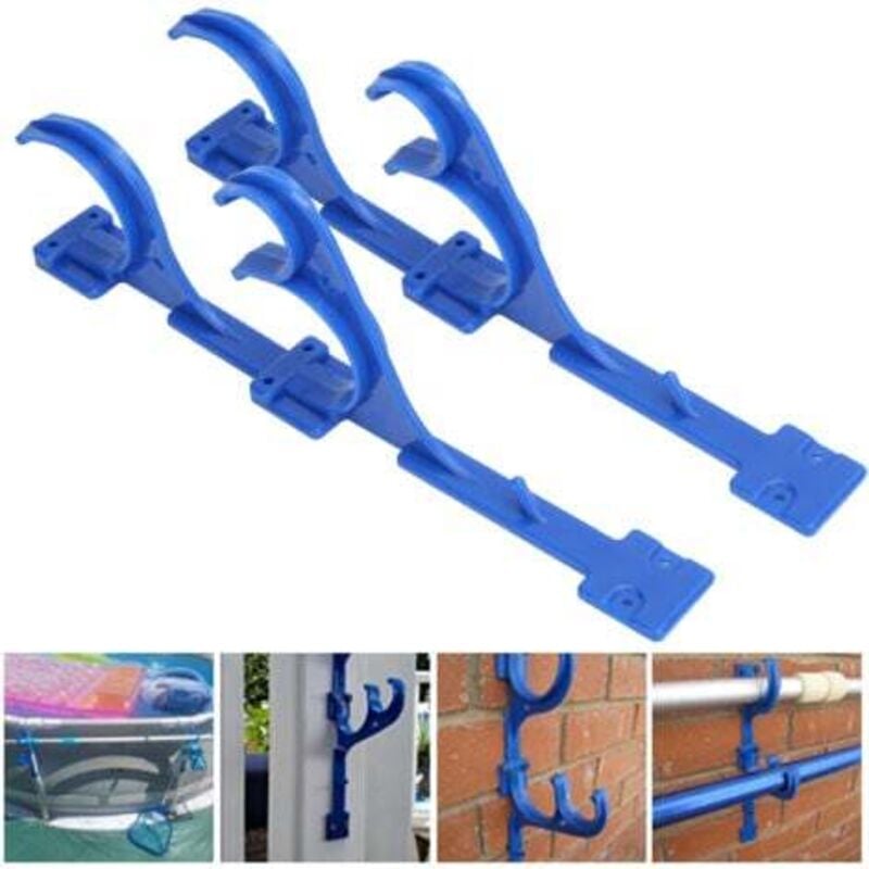 Image of Supporto per piscina, gancio per appendere la piscina per asta telescopica per piscina, gancio asciutto per accessori per piscina, per asta