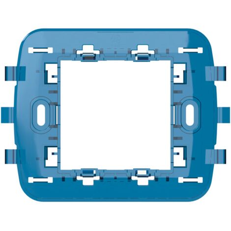 Supporto per placca a 2 moduli, serie B, compatibile BTicino e Vimar - 4Box Libero 4B.BV.2M
