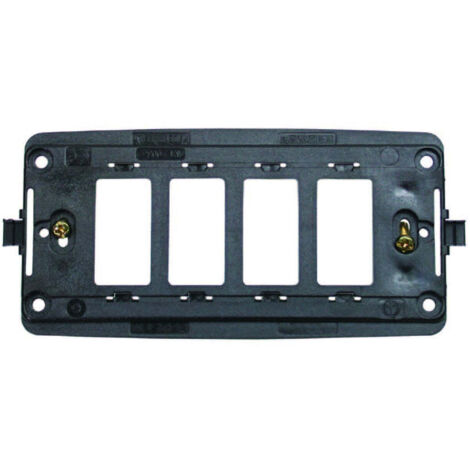 Supporto per placche 4 posti - Compatibile e resistente - 4 pz - MARLANVIL