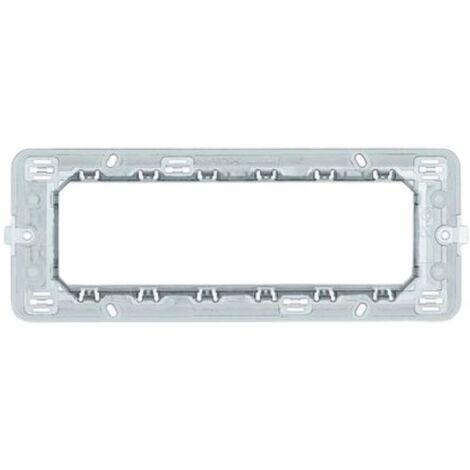 Supporto per placche compatibili con bticino matix vari formati modulo numero posti 6 posti - confezione 1