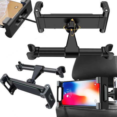 Supporto per poggiatesta auto Heckermann 21A002 per telefono o tablet