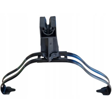 Supporto per protezione antifulmine per tegole di colmo zincato CREATON, supporto terminale aria, Fi 6-8 mm, NERO