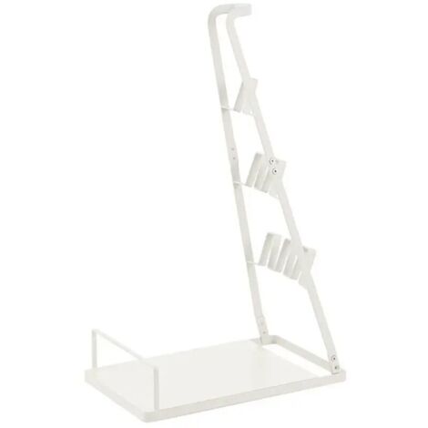 Supporto per riporre gli aspirapolvere portatili Bosch Serie 4 Flexxo 28V e Serie 6 Athlet 20V - bianco