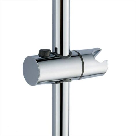 Supporto per soffione doccia regolabile per barra a muro da 25 mm