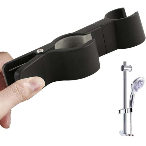 Supporto per soffione doccia, Supporto per doccia regolabile, Supporto per doccia a mano, Accessori per il bagno, Supporto per soffione doccia regolabile con rotazione di 45°, Supporto per asta doccia