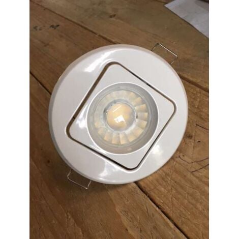 Supporto per spot da incasso bianco orientale  Senza presa
