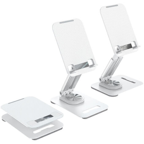 Supporto per Tablet Universale Girevole 360° Bianco