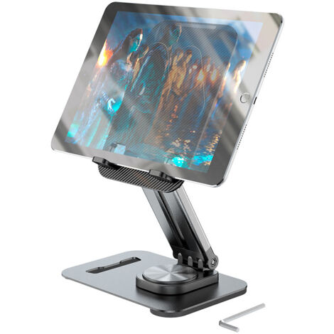 Supporto per Tablet Universale Girevole 360° Nero