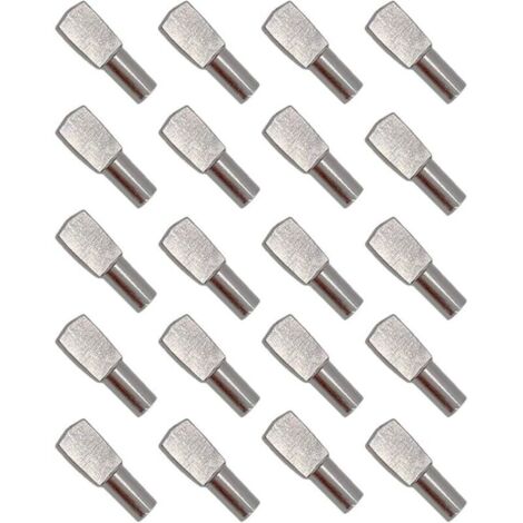 Supporto per tastiere KZQ 20, supporti in metallo nichelato per mobili, accessori da scrivania, 5 mm x 19 mm
