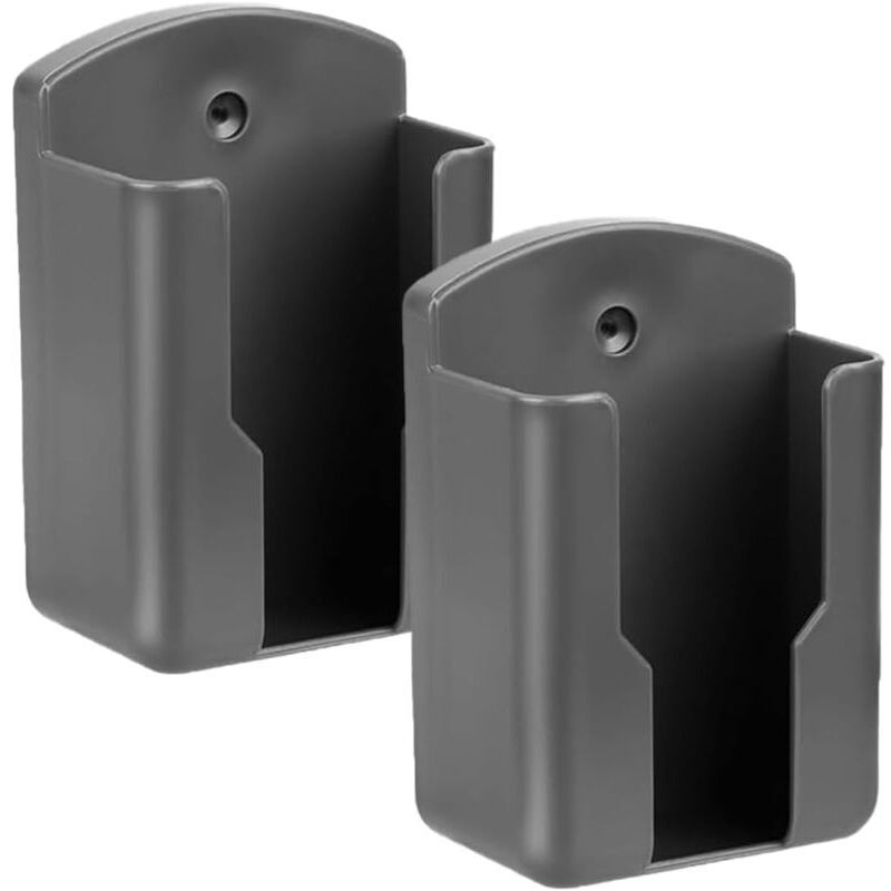 Image of ZVD - Supporto per telecomando, montaggio a parete, confezione da 2, pratico per condizionatore e tv, contenitore, supporto per tv