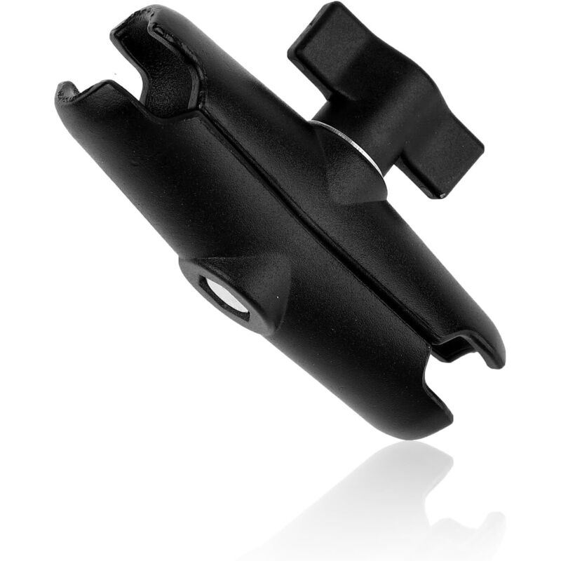 Supporto per telefono con braccio a doppia presa, supporto per telefono con braccio a doppia presa in lega di alluminio da 9,2 cm per bicicletta e