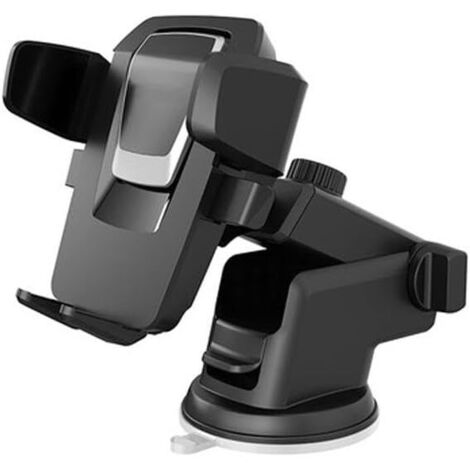 Supporto per telefono da auto 2 in 1 per cruscotto e parabrezza [con ventosa resistente e chiusura a scatto]