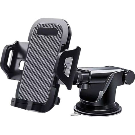Supporto per telefono da auto, supporto 3 in 1, supporto universale, adatto per cruscotto, parabrezza e bocchette dell'aria, accessorio per auto.