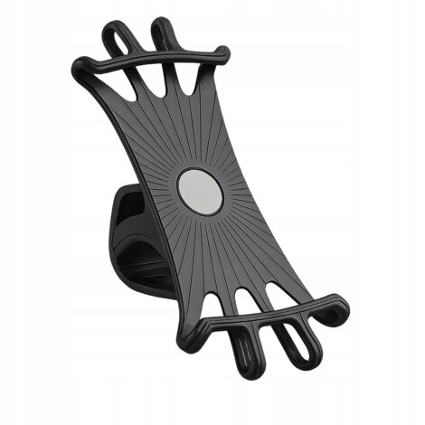 Supporto per telefono da bicicletta in silicone, stabile sul manubrio