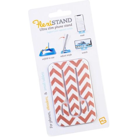 Supporto per telefono FlexiStand - Chevron oro rosa