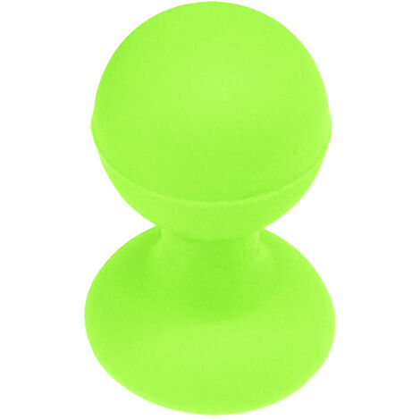 Supporto per telefono in silicone con ventosa e testa rotonda, verde