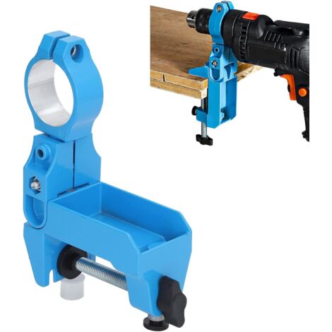 Supporto per trapano, Supporto per trapano con morsa da banco Supporto per trapano elettrico, Supporto per trapano da banco universale girevole a 360° Supporto per smerigliatrice elettrica per banco d