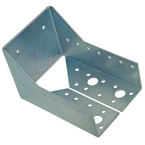 SUPPORTO PER TRAVI CHIUSO  60X100MM ZINCATA BIANCO