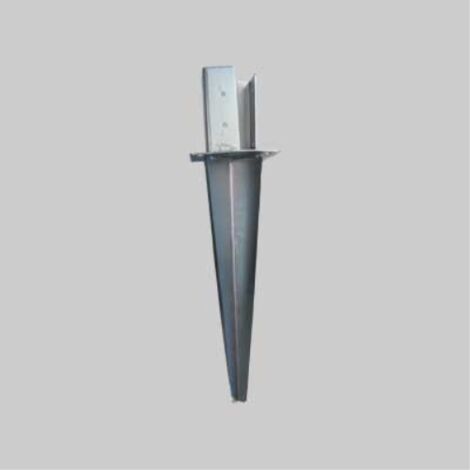 Supporto per travi con ancoraggio al terreno 90x90 mm