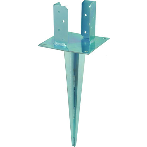 SUPPORTO PER TRAVI DA PIANTARE Quadrato  mm. 90x90
