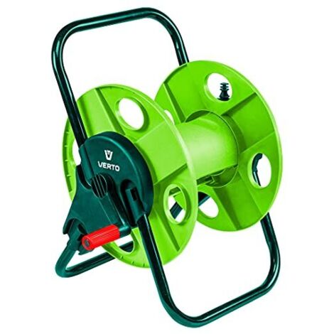 Supporto per tubo da giardino con ruote verto 15g790