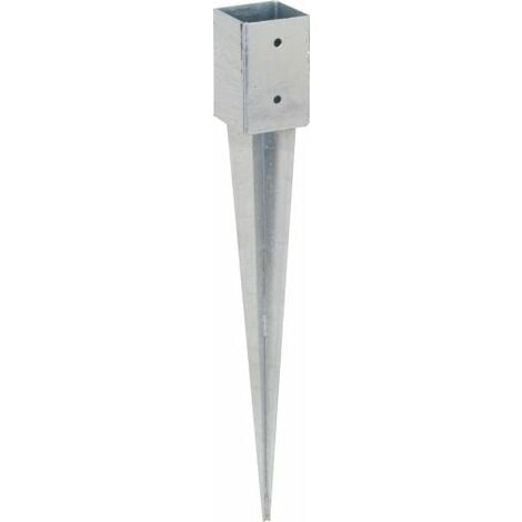 SUPPORTO PILASTRO ZINC. FUOCO ART.797 91X91 MM