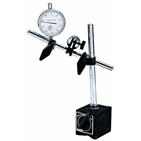 Supporto porta comparatore base magnetico H 230 mm