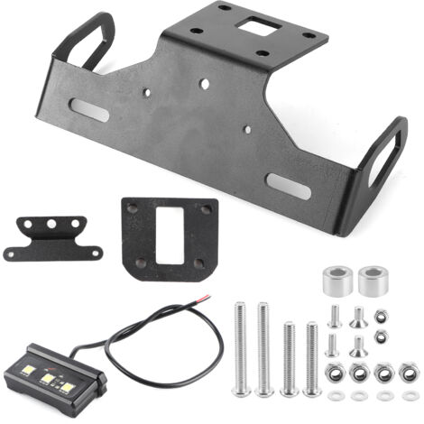 Supporto portatarga posteriore per moto con luce LED per KAWASAKI Z800 2013-2018