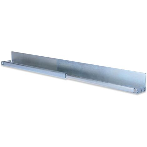 Supporto Rack Metallico DIGITUS DN-19 GS-SRV 1U, Capacit� 100 kg, Altezza 19 pollici, Profondit� regolabile 50-75 cm, Lunghezza 48,3 cm