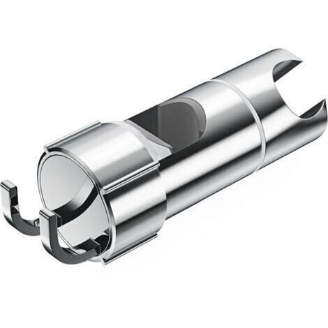Supporto regolabile per doccia con 2 gancio per spruzzatori con diametro da 20,5 a 23,5 mm, supporto universale per spruzzatori manuali per barre con diametro da 18–25 mm, supporto spruzzatore manuale