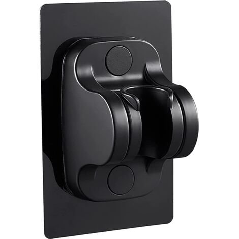 supporto regolabile per soffione doccia in plastica per bagno con adesivo stick