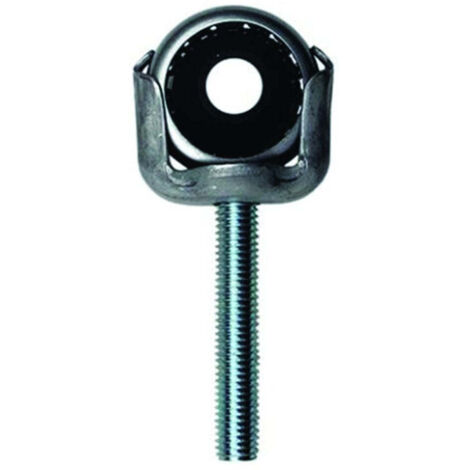 Supporto regolar con cuscinetto a sfera - boccola nylon m10 per avvolgibili - 5 pz