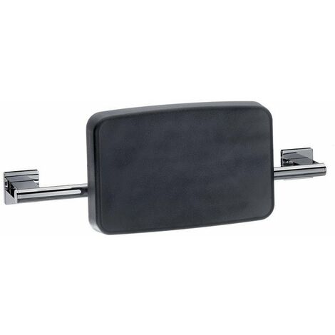 Supporto schienale Emco SYSTEM 2 nero. con supporto a parete cromato