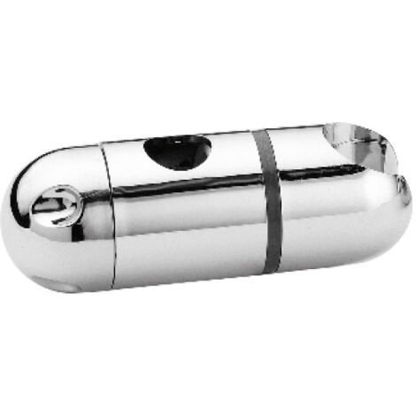 SUPPORTO SCORREVOLE IN ABS CROMATO PER ASTA D. 18 MM Cromo
