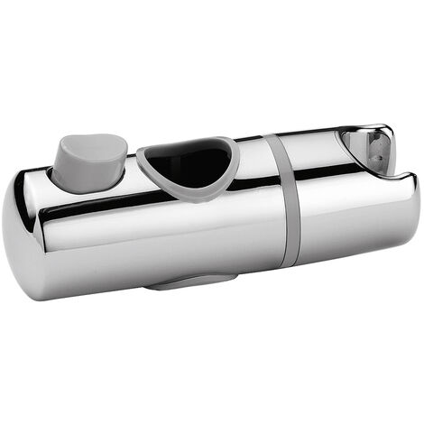 Supporto scorrevole in abs cromato per asta d. 25 mm cromo