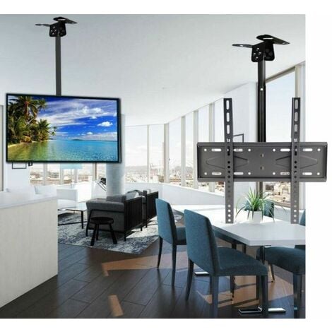 Staffa TV da Soffitto Dritto e Inclinato per TV LED/LCD 17-37 Nero - Supporti  TV Monitor da Soffitto - Staffe e Supporti - Multimedia