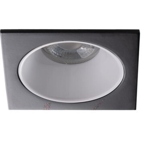 Supporto Spot incasso soffitto grigio scuro 10W MR16/PAR16 88x88mm GU10 /Gx5.3