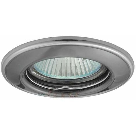 Supporto spot integrato 60-75mm foratura rotonda Grafite / nichel