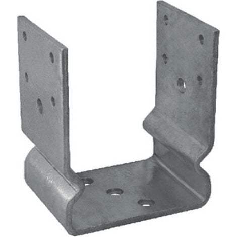 SUPPORTO STAFFA RIALZATA A U PORTA TRAVI IN LEGNO PILASTRO SOSPESO MM 100X80X130  1654