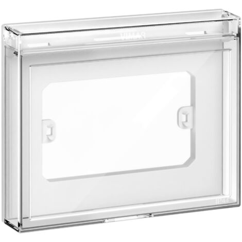 Supporto stagno universale Calotta IP44 3M portello trasparente Vimar 14923
