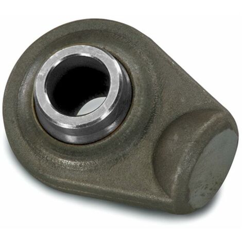 Supporto superiore rotula sferica con Ø 30mm testa Ø 80mm interasse 70mm
