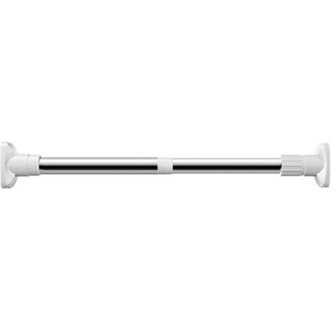 Supporto telescopico per tenda 50–80 cm, Set di barre per tende senza tensioni, senza installazione a foro per cucina, bagno, armadio e finestra